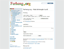 Tablet Screenshot of ferheng.org